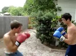 Kid takes a couple great knocks!